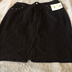 Faded Glory Black Pencil Skirt denim